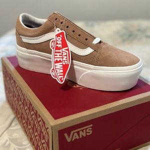 Vans Old Skool Stac shoes in Soft Suede